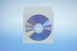 CD paper sleeves with clear window, with self- adhesive back stickers