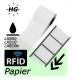 RFID Label Stock 8" x 1,5" (203mm x 38mm) 1230/roll