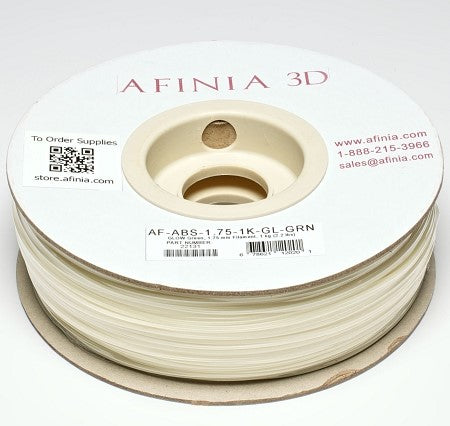 Specialty 3D Filament 1,75 , Glow Green 1kg, ABS Value Line