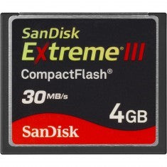 CF Card Extreme III 4GB SanDisk