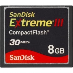 CF Card Extreme III 8GB SanDisk
