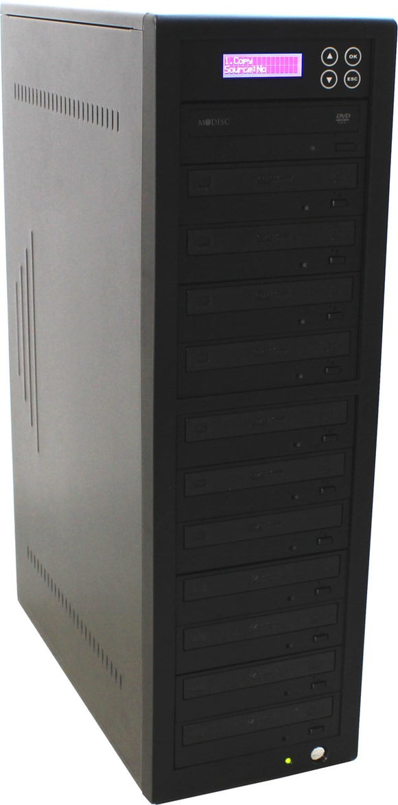 CD/DVD PREMIUM  Copy Tower with 11 CD/DVD-writers