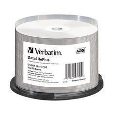DVD-R 4.7GB Verbatim 16x Thermo white Full Surface 50er Cakebox