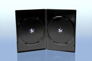 DVD Box 2 DVDs slimline black highgrade