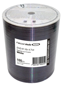 DVD-R Falcon Media FTI, Thermo-Retransfer White 4,7 GB,8x