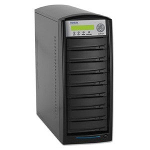 Primera DUP-06 Black Edition CD / DVD Duplicator Tower with 6 burners, 1 read drive, 500GB HDD