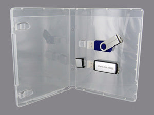 2 USB-Stick Box PP Transparent
