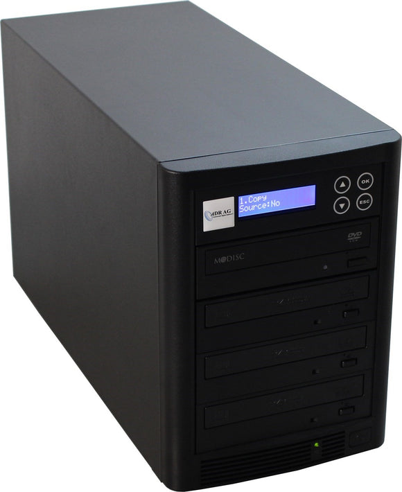 Whirlwind CD/DVD/BD Copytower with 3 BD-drives.
