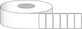 Poly White Gloss Labels, 2" x 1" (5,08 x 2,54 cm), 1900 pcs per roll, 2"core