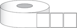 Poly White Gloss Labels, 3" x 2,5" (7,6 cm x 6,4 cm), 700 pcs per roll, 2" core