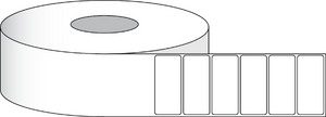 Poly White Matte Eco Labels, 2"x 1" (5,08 x 2,54 cm), 1900 pcs per roll, 2"core