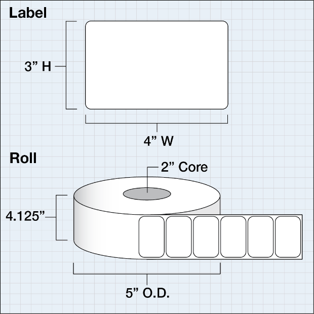 Poly Clear Gloss Eco Labels, 4