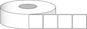Poly White Gloss Labels, 3"x 3" (5,08 x 2,54 mm), 675 pcs per roll, 2"core