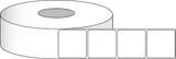 Poly White Gloss Labels, 3"x 3" (5,08 x 2,54 mm), 675 pcs per roll, 2"core