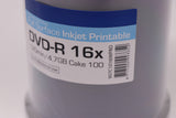 DVD-R RITEK  4,7 GB, 16x, full surface white up to 22 mm inner circle