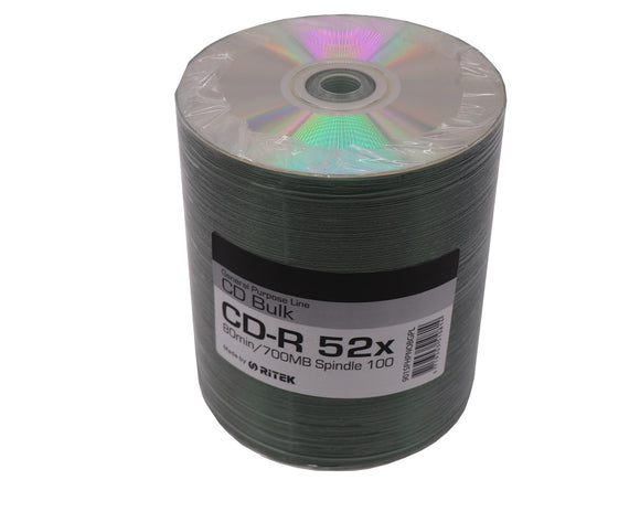 CD-R blank RITEK printable, 25mm thermo silver