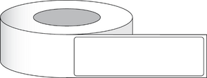 Paper Matte Labels 3" x 1,5" (7,62 x 3,81 cm) 1625 labels per roll 3" core