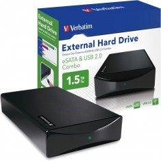 HDD Verbatim 1.5TB 3.5" USB/eSATA