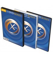 DVD Box slimline 2 DVDs XLAYER black 10er