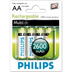 Battery Philips Akkus AA 2600mAh 4er