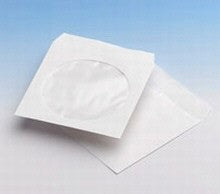 CD paper sleeves with clear window, self adhesive