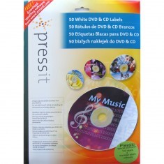CD Label PressIt weiß 100er Pack