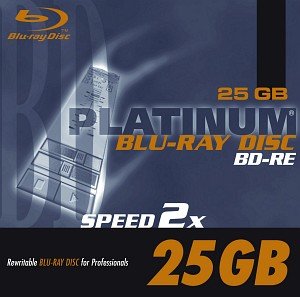PLATINUM Blu-ray Disc BD-RE 25GB (2x) in Jewel Case