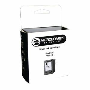 Microboards black ink cartridge for CX1, PF3
